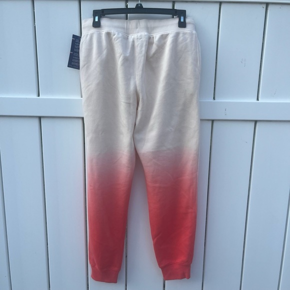 Champion Ombre Sweatpants - Cream and Red Size Medium - Picture 3 of 8